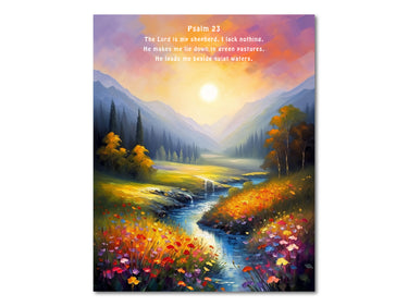 The Lord is my Shepherd (Psalm 23) Digital download printable art